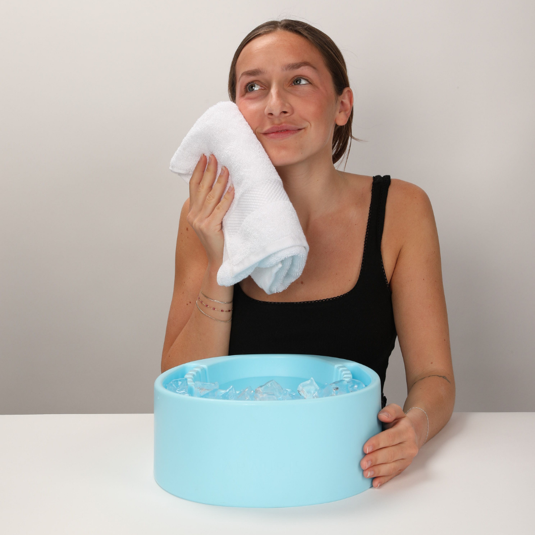 Arauris Pure - Facial Cold Plunge Bowl with Ice Chamber