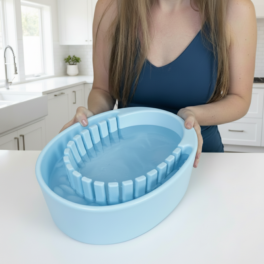 Arauris Pure - Facial Cold Plunge Bowl with Ice Chamber