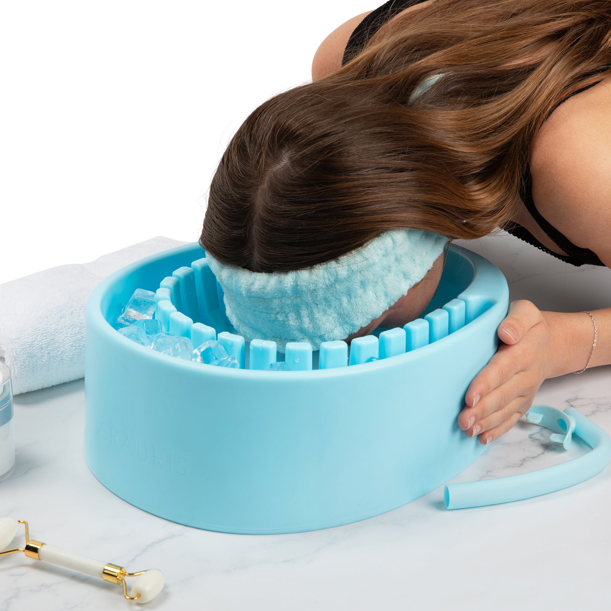 Arauris Pure - Facial Cold Plunge Bowl with Ice Chamber