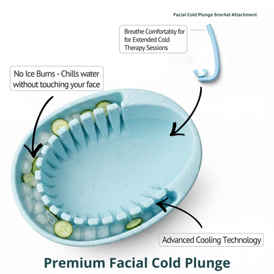 Arauris Pure - Facial Cold Plunge Bowl with Ice Chamber