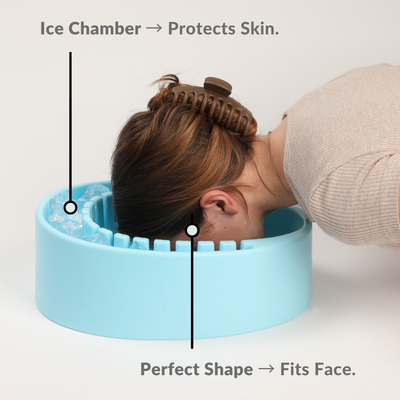 Arauris Pure - Facial Cold Plunge Bowl with Ice Chamber
