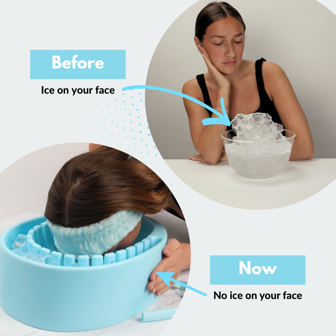 Arauris Pure - Facial Cold Plunge Bowl with Ice Chamber