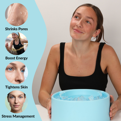 Arauris Pure - Facial Cold Plunge Bowl with Ice Chamber
