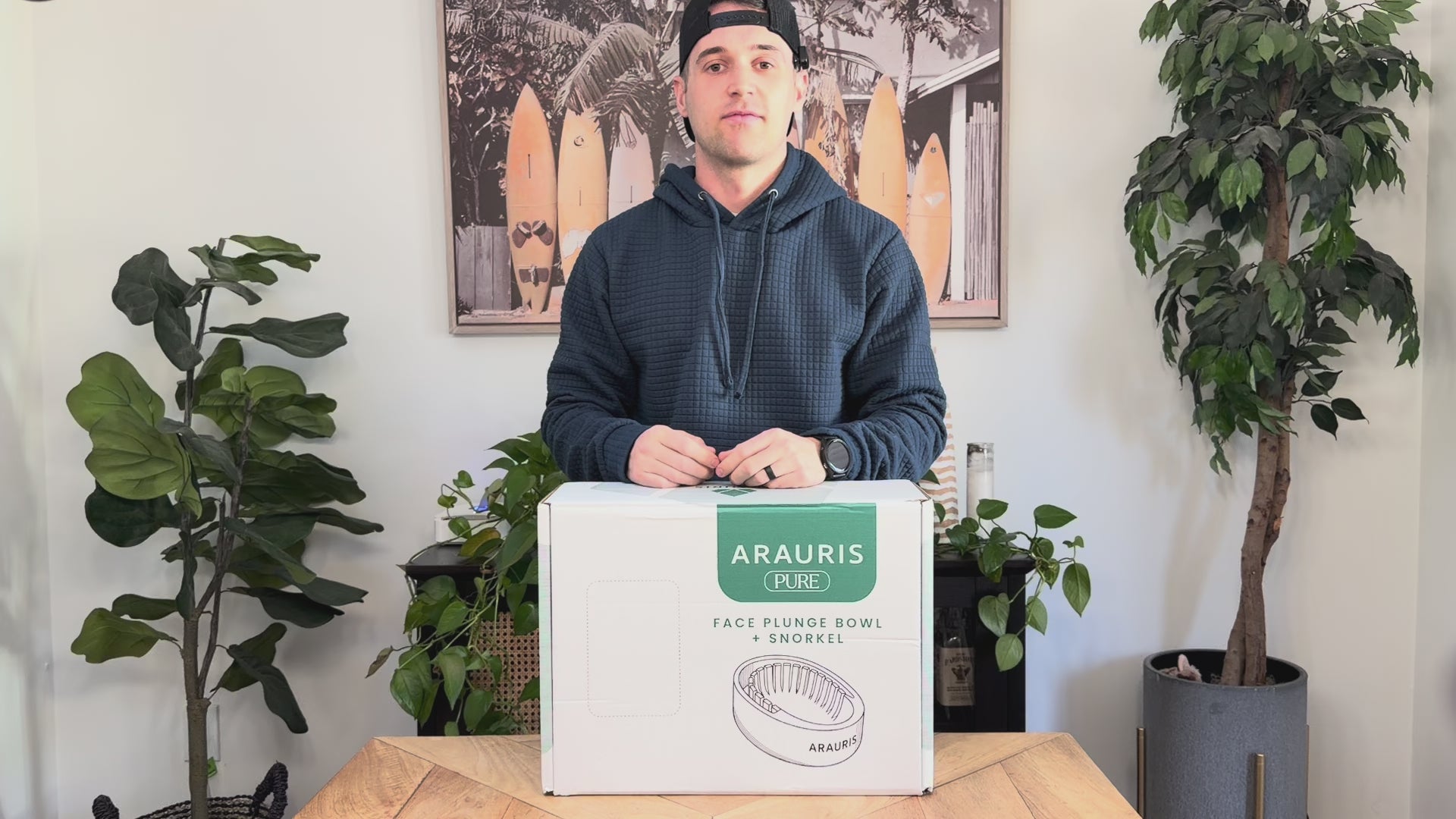 Arauris Pure - Facial Cold Plunge Bowl with Ice Chamber